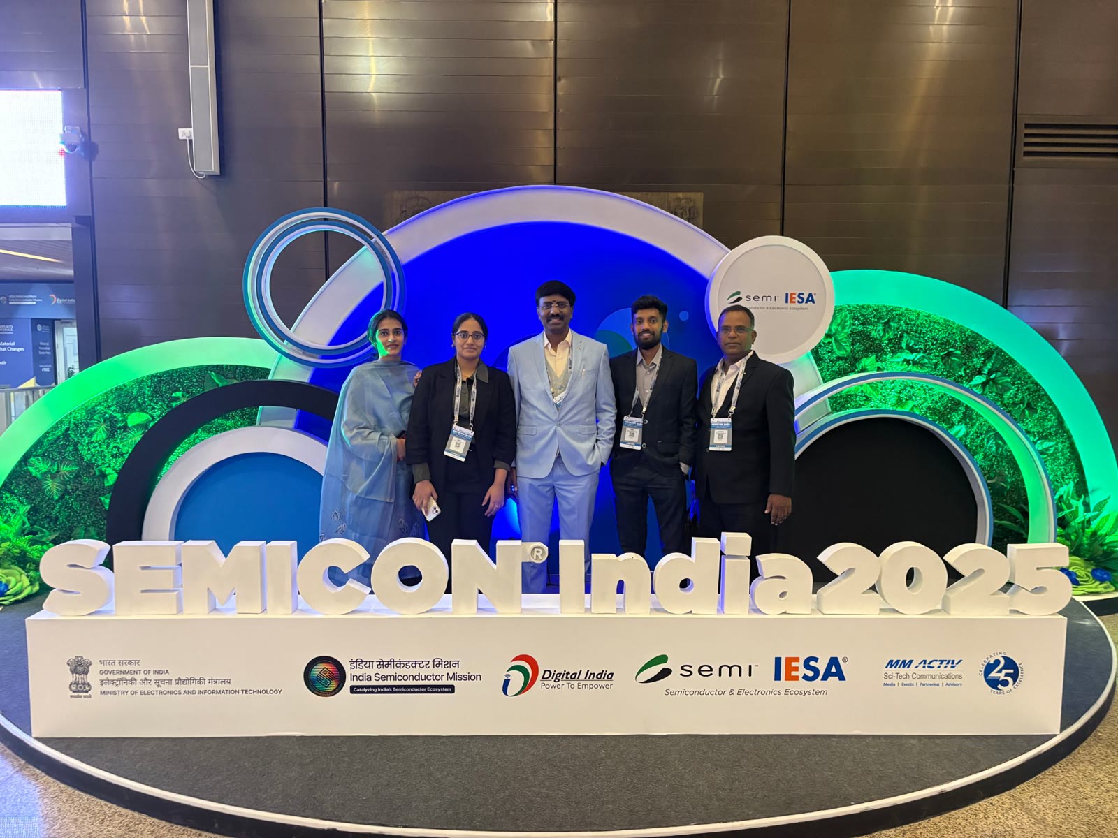 The VITPARK team at SEMICON India 2025, New Delhi